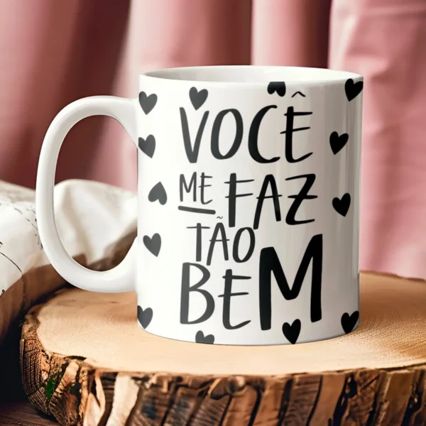 Arquivos Editáveis de Canecas Românticas para Namorados