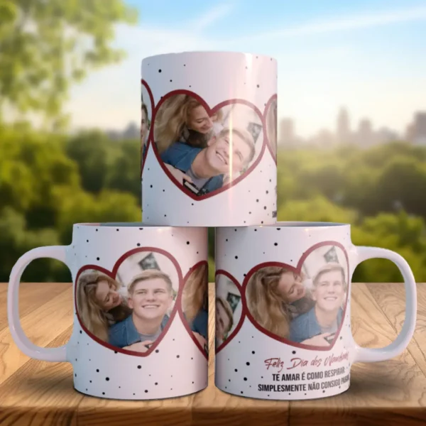 Arquivos Editáveis para Sublimação de Canecas de Amor