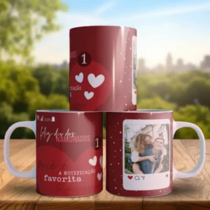 Arquivos Editáveis para Sublimação de Canecas de Amor