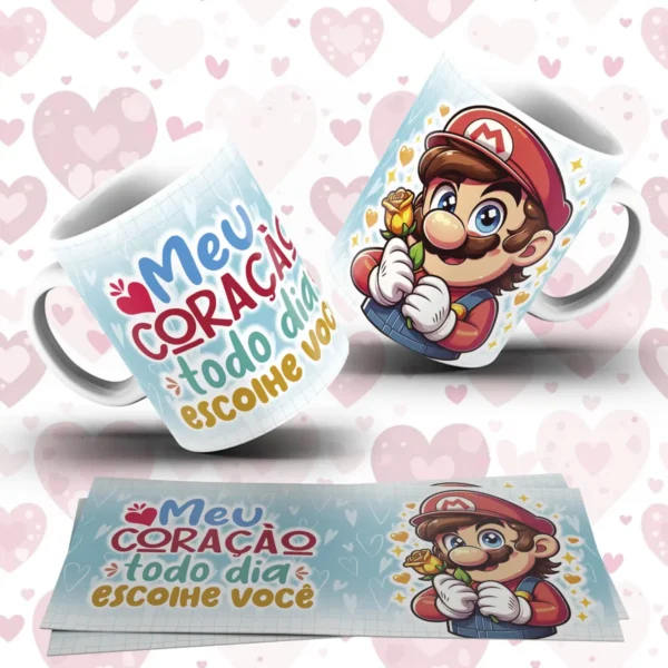 Arquivos JPG para Sublimação de Canecas de Namorados