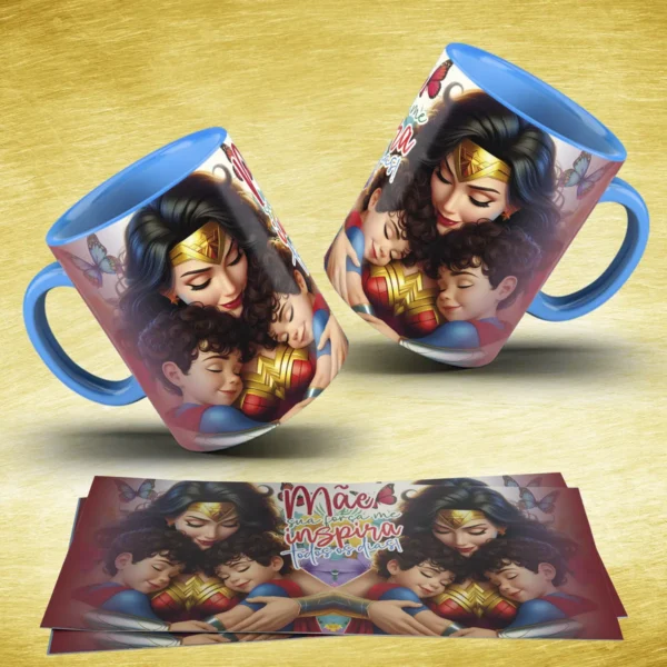 Arquivos JPG para Sublimação - Tema Mães Superpoderosas