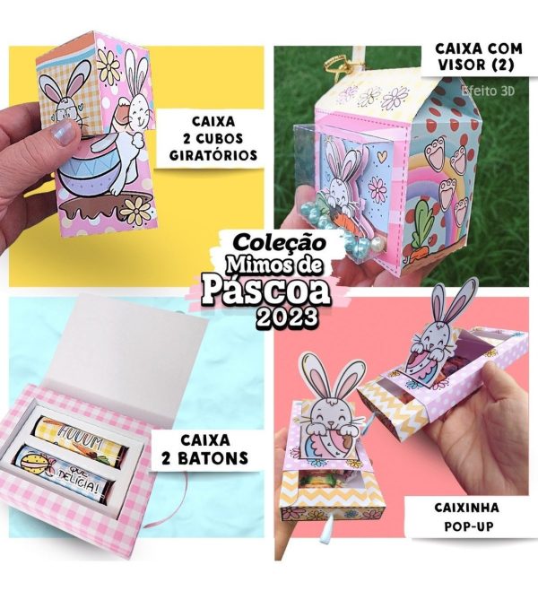 Arquivos Mimos Fofos Páscoa Caixinhas Balinhas Tags Cards