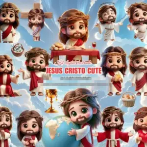 Arquivos Png Jesus Cristo Adoravel Para Projetos Criativos