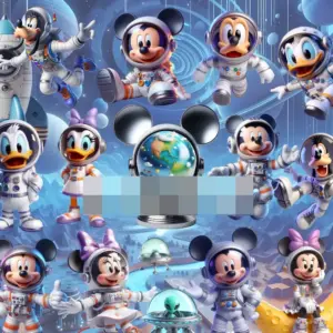 Arquivos PNG Mickey Astronauta Tematico Espacial