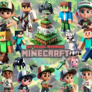 Arquivos Png Minecraft Para Projetos Personalizados