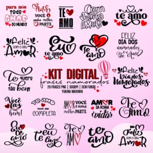 Arquivos PNG para o Dia dos Namorados – Amor e Palavras
