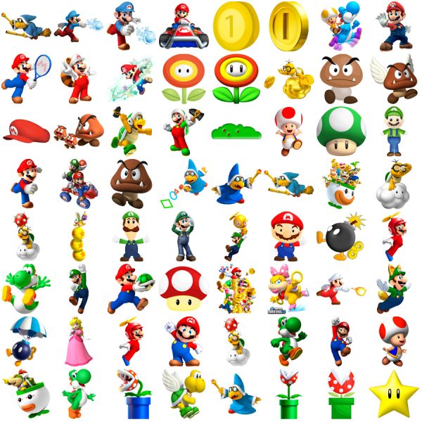 Arquivos Png Super Mário Bros Para Personalizados Festa
