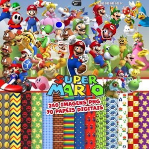 Arquivos Png Super Mário Bros Para Personalizados Festa