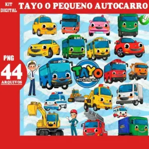 Arquivos PNG Tayo Carro para Projetos Personalizados