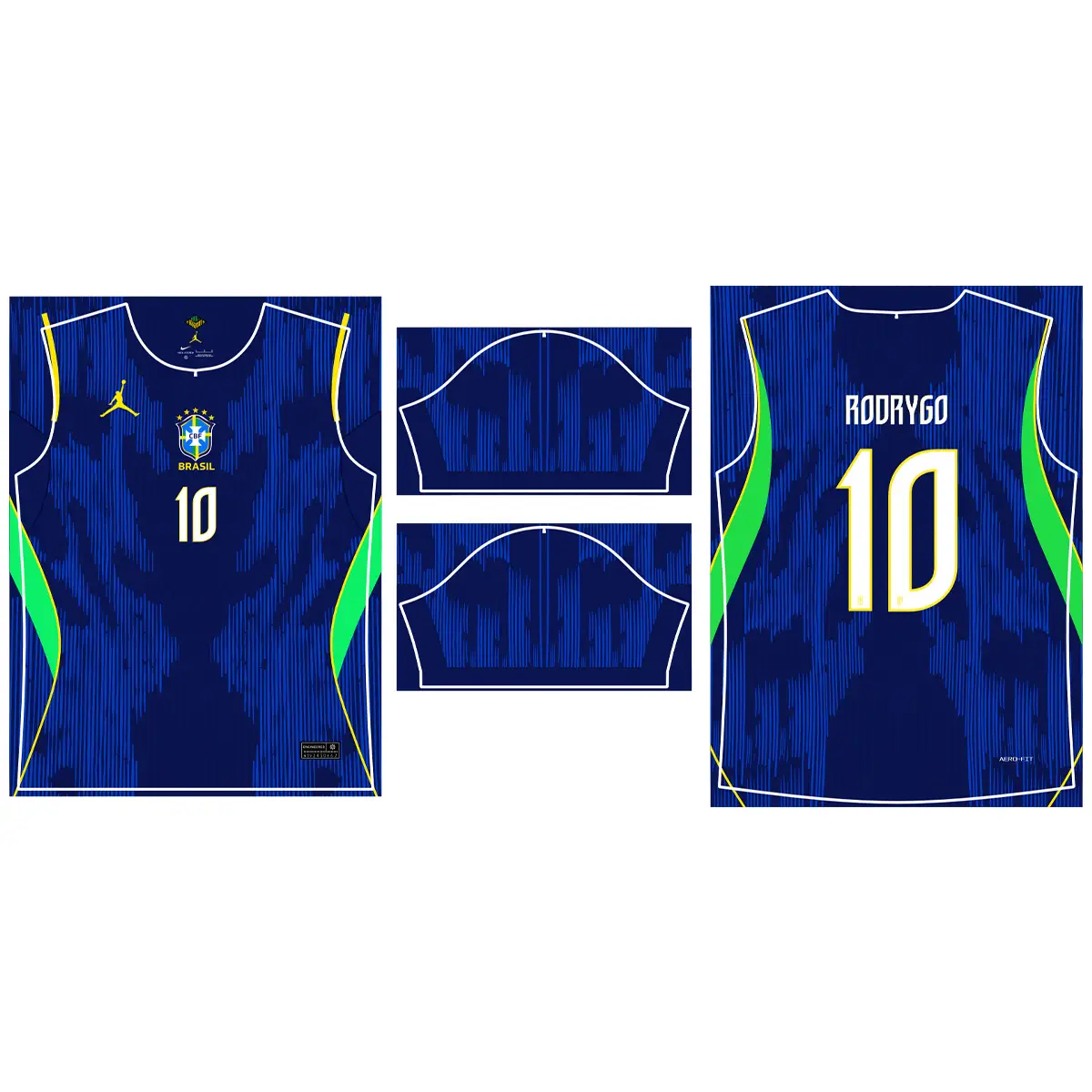 Arte Camisa Seleção Brasileira 2026-2027 II em CDR 2 Arte Camisa Seleção Brasileira 2026-2027 II em CDR