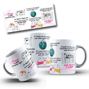 Arte Caneca Amiga Presas - Arquivo Digital