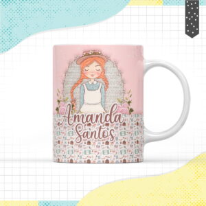 Arte Caneca Anne - Arquivo Digital
