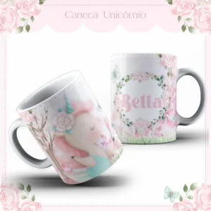Arte Caneca Baby Unicórnio - Arquivo Digital 8 Arte Caneca Baby Unicórnio - Arquivo Digital