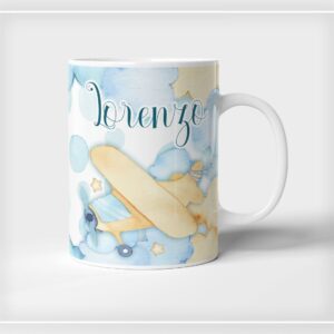 Arte Caneca Brinquedos Aquarelados - Arquivo Digital
