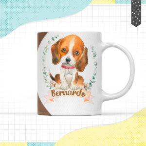 Arte Caneca Cachorrinho - Arquivo Digital