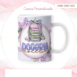 Arte Caneca Confeitaria #5 - Arquivo Digital