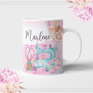Arte Caneca Costureira - Arquivo Digital