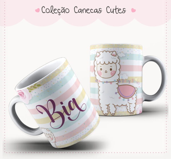 Arte Caneca Cute 8 - Arquivo Digital
