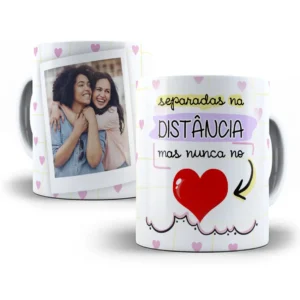 Arte Caneca de Amizade: Conexão Além da Distância