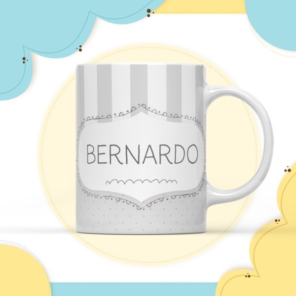 Arte Caneca Digital Neutro Cinza - Arquivo Digital