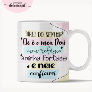 Arte Caneca "Ele é meu Deus" - Arquivo Digital