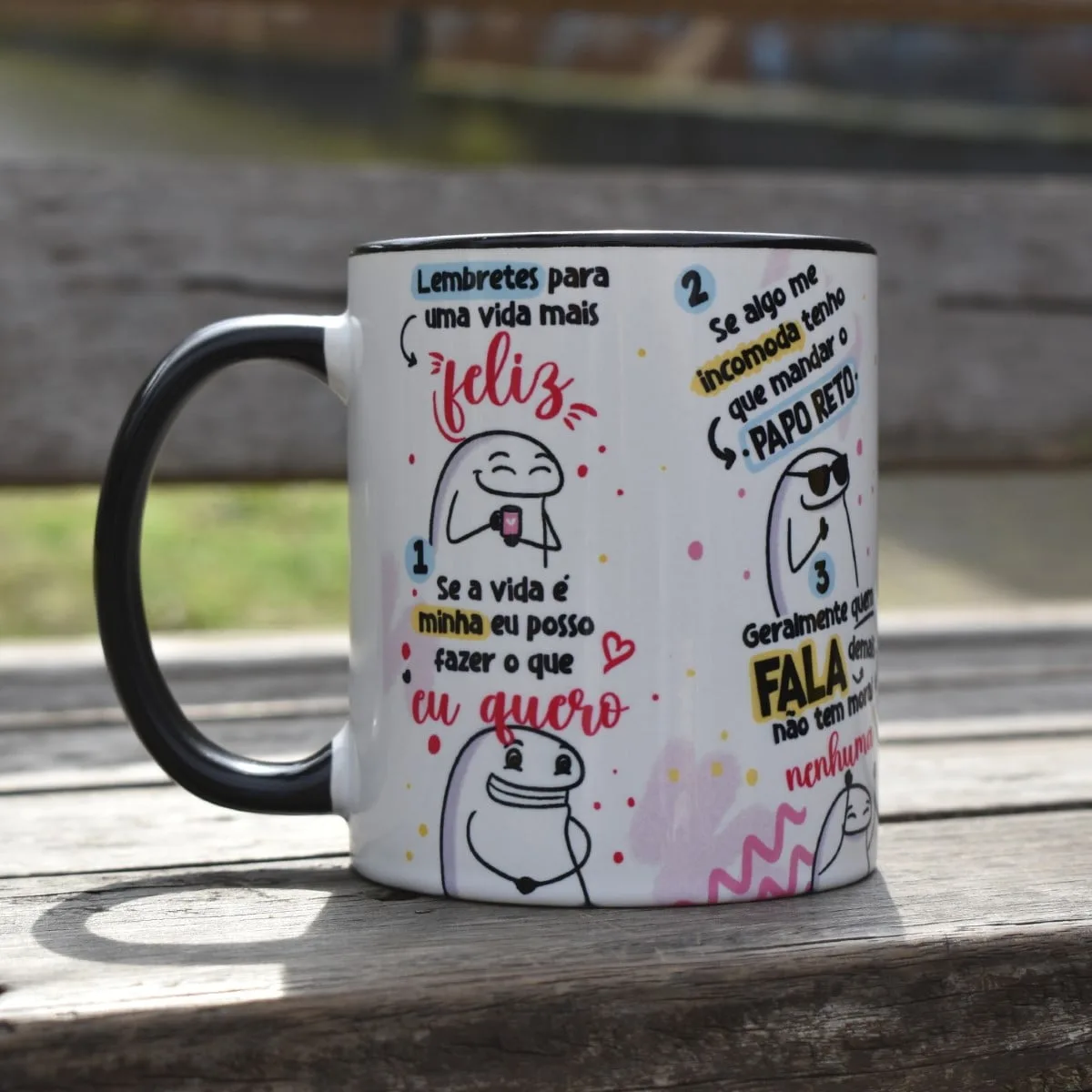 Arte Caneca Flork 6 Lembretes Para Uma Vida Mais Feliz 1 Arte Caneca Flork 6 Lembretes Para Uma Vida Mais Feliz