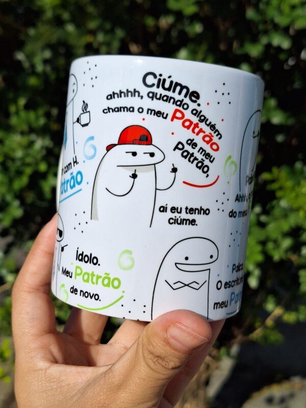 Arte Caneca Flork Patrão Png