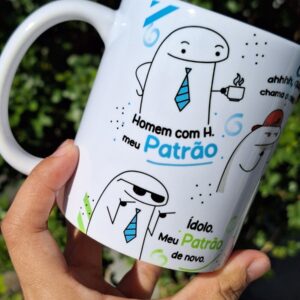 Arte Caneca Flork Patrão Png