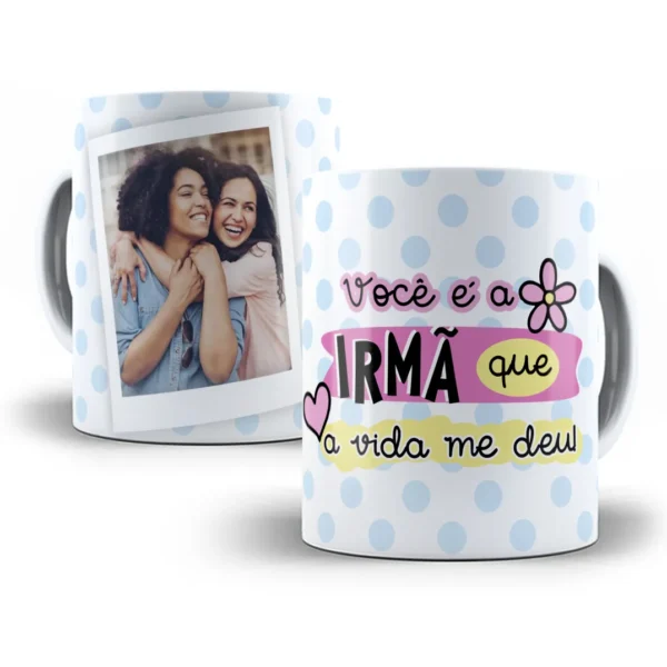 Arte Caneca Irmã: Presente Especial Personalizado