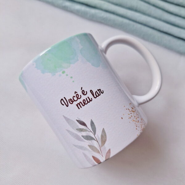 Arte Caneca Lar É Onde o Amor Está - Png