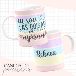 Arte Caneca Listrado - Arquivo Digital