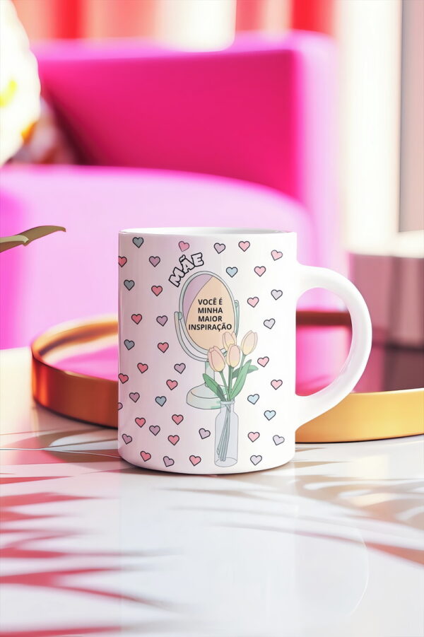 Arte Caneca Mãe Você É Minha Maior Inspiração - Png