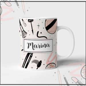 Arte Caneca Make-up - Arquivo Digital