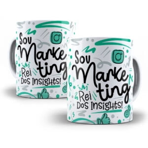 Arte Caneca Marketing Flork Frase Profissão Em Png