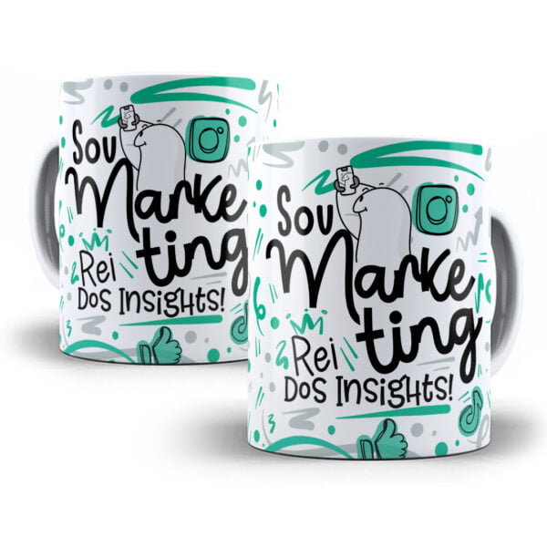 Arte Caneca Marketing Flork Frase Profissão Em Png