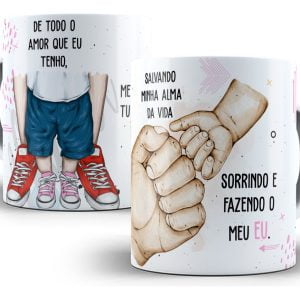Arte Caneca Música De Todo O Amor Que Eu Tenho Dia Dos Pais