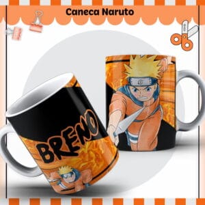 Arte Caneca Naruto - Arquivo Digital
