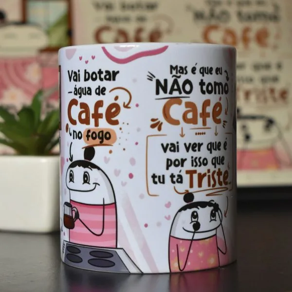 Arte Caneca Pastora Camila Barros Amanhã de Manhã Você Vai