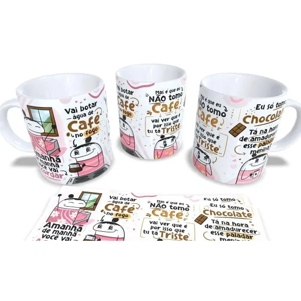 Arte Caneca Pastora Camila Barros Amanhã de Manhã Você Vai