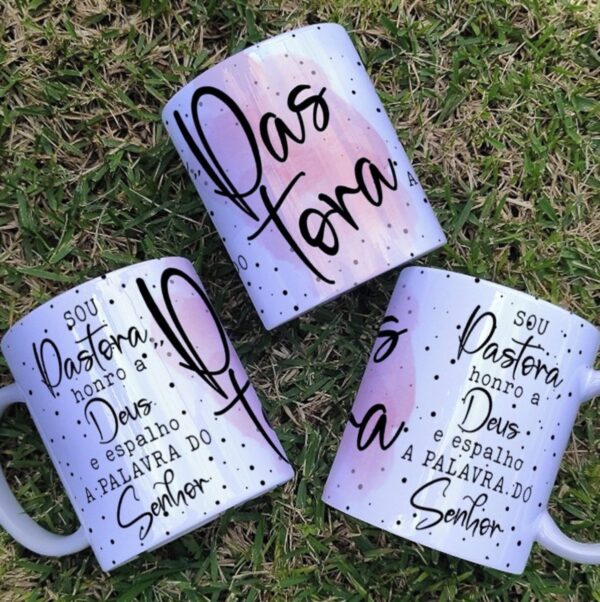 Arte Caneca Pastores - Png e Corel