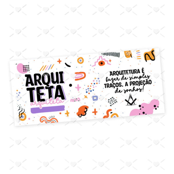 Arte Caneca Profissões Arquitetura Arquiteto(a) Frases