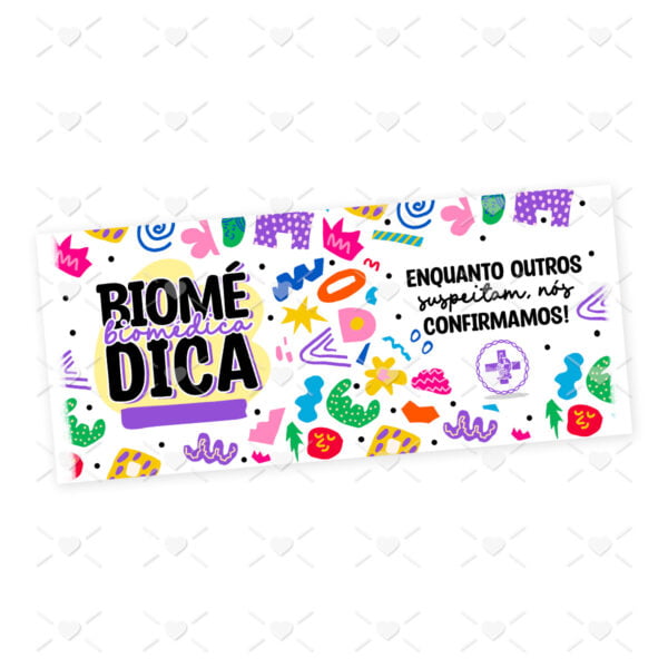 Arte Caneca Profissões Biomedicina Biomédico(a) Frases Colors