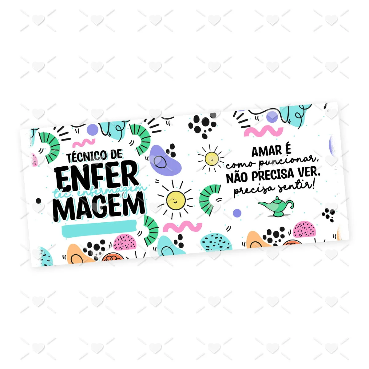 Arte Caneca Profissões Técnico(a) de Enfermagem Colorida 4 Arte Caneca Profissões Técnico(a) de Enfermagem Colorida