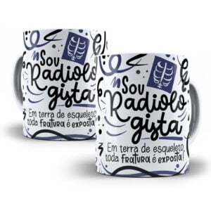 Arte Caneca Radiologista Flork Frase Profissão Em Png
