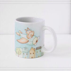 Arte Caneca Raposo Aviador - Arquivo Digital