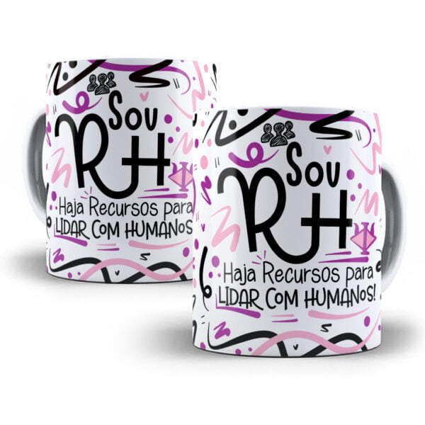 Arte Caneca Recursos Humanos Flork Frase Profissão Em Png