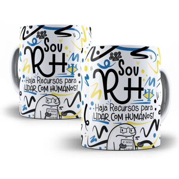 Arte Caneca Recursos Humanos Flork Frase Profissão Em Png
