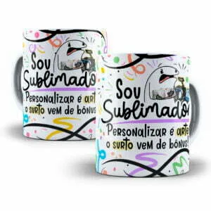 Arte Caneca Sublimador Flork Frase Profissão Em Png