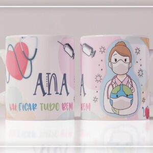 Arte Caneca Vai Ficar Tudo Bem - Arquivo Digital