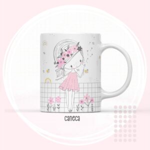 Arte Canecas Kids Menina e Menino - Arquivo Digital
